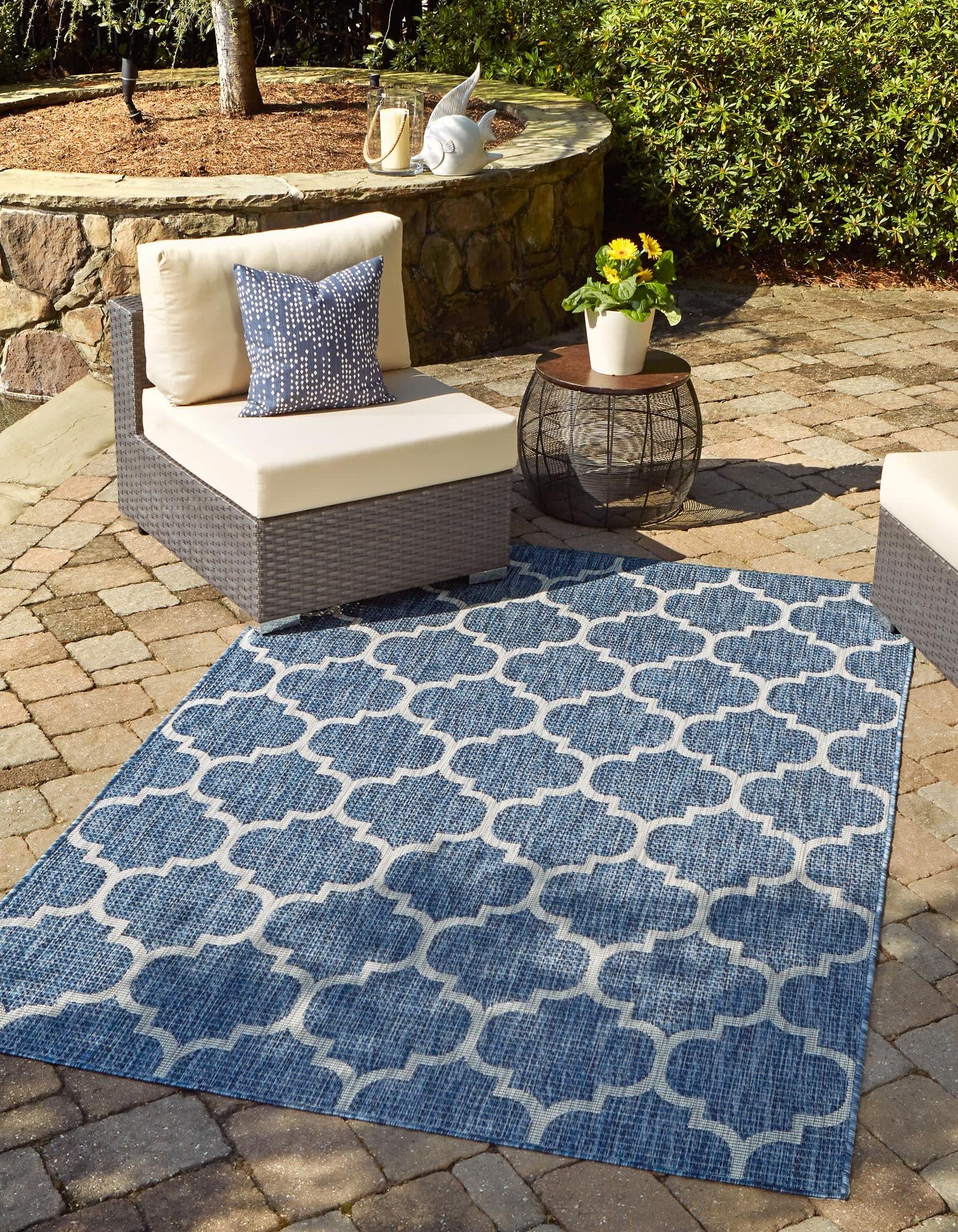 Amazon.com: Unique Loom Trellis Collection Area Rug-Lattice Design